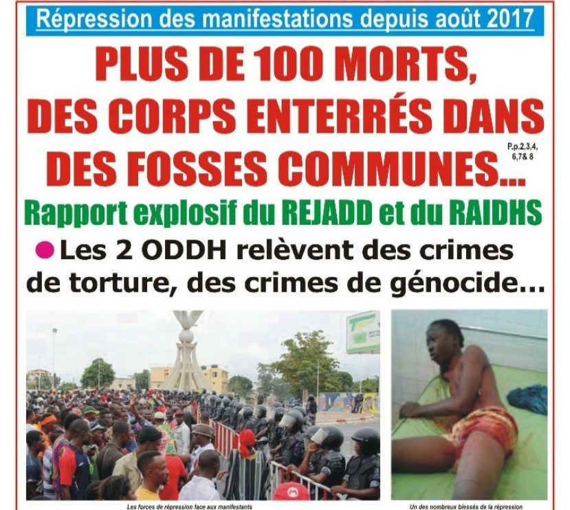 TOGO: LES JOURNALISTES JÉRÔME SOSSOU ET MÉDARD AMÉTÉPÉ ACCUSÉS D&#039;AVOIR PLAGIÉ LE RAPPORT DU REJADD