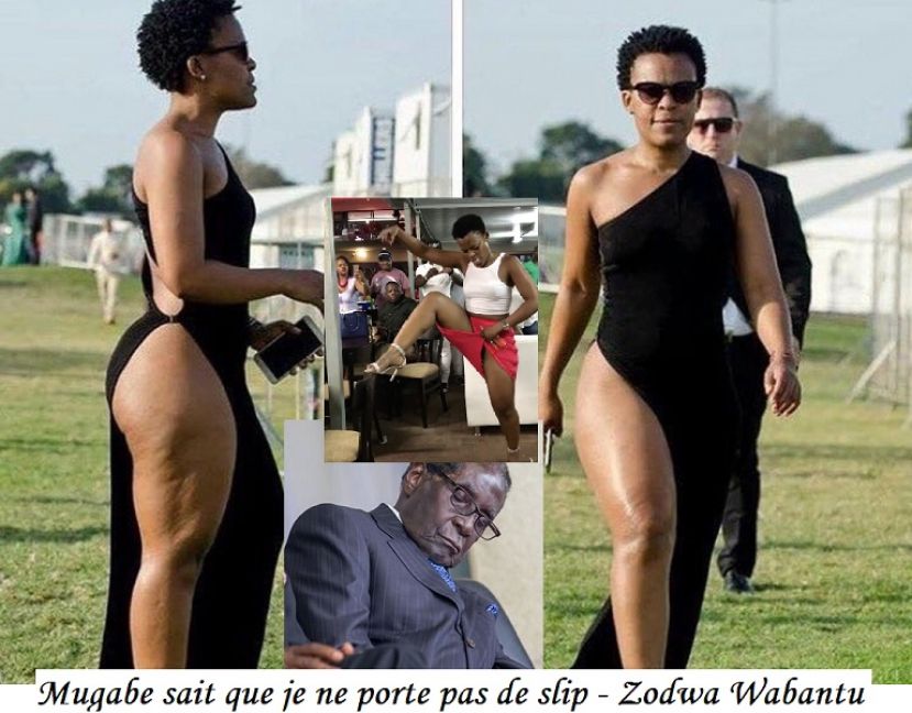 Zodwa Wabantu affirmes &quot;Mugabe sait que je ne porte pas de slip&quot;
