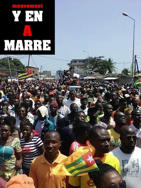 Le Mouvenment Y-en-a-marre du Senegal soutien le peuple Togolais mobilisé contre la dictature
