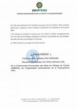 Plusieurs fois médiateur de (UA) et de la  (CEDEAO), et de l&#039;Organisation internationale de la francophonie, Edem Kodjo ne pense pas qu&#039;une solution parfaite viendra de l&#039;extérieur. Mais des togolais qui doivent discuter et s&#039;entendre..