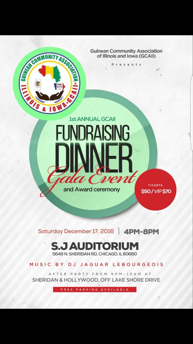 Invitation to our 1st Annual Dinner Gala/Fundraising/Award Ceremony