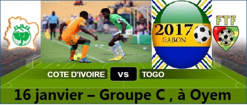 CAN 2017 – Matchs  La Côte d’Ivoire débute par le Togo