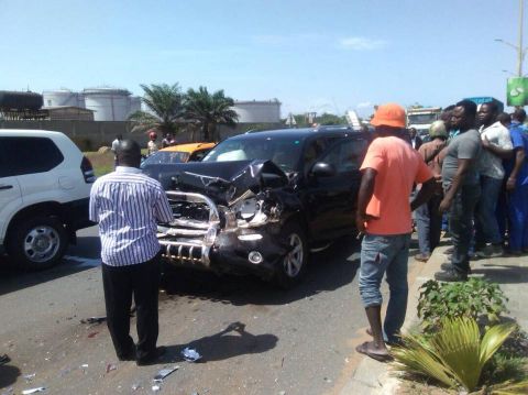 Grave accident du cortege de Faure Gnassingbe et ses ministres