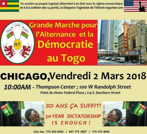 La diaspora toglaise continue la mobilisation pour la fin de la monarchie des Gnassingbe