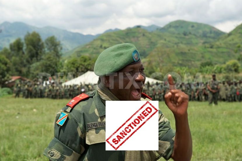 USA-RDC: Washington impose des sanctions contre le principal conseiller militaire de Joseph Kabila , le Général-major Olenga sanctionné