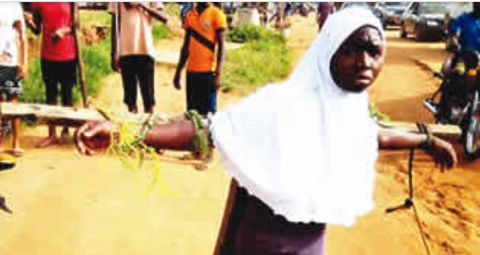 Nigerian students tied to crucifixes and beaten for coming late to school