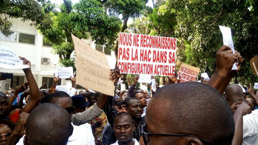 Guinee: La marche de colère de la presse guinéenne contre la haute autorité de la communication HAC